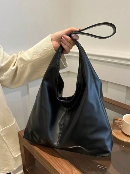 Large Capacity Solid Color Women's Shoulder Bag, Multifunctional Crossbody Bag, Women's Shoulder Tote Bag, Large Capacity Crossbody Tote Bag, Casual Work Bag