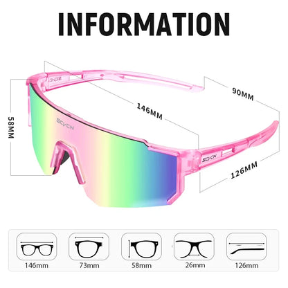 Fsshion Sunglasses Street Cycling Glasses Bike Men UV400 Sports MTB Outdoor Bicycle Women Sunglasses Multi Color Riding