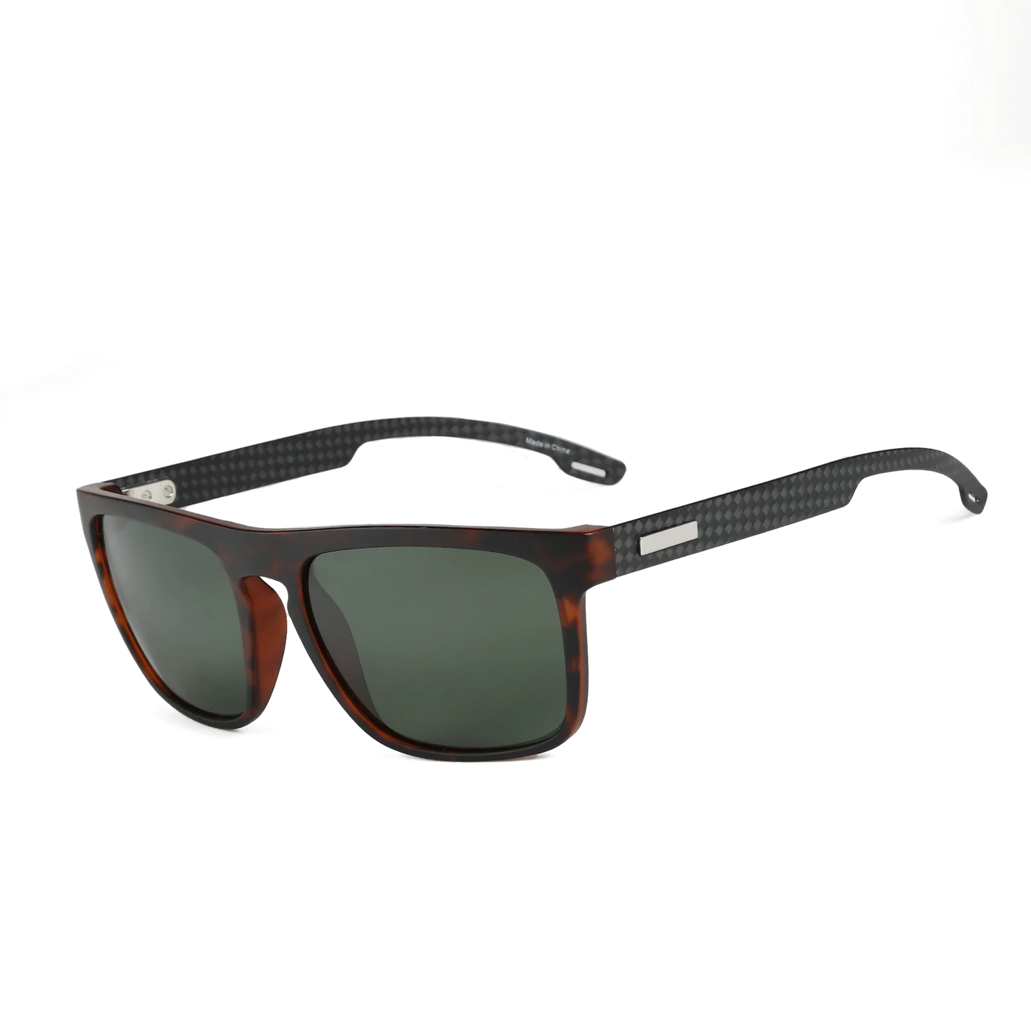 Retro Square Polarized Sunglasses Shade Men Lightweight TR90 Frame UV400 Protection Fashion Sun Glasses ZS3209