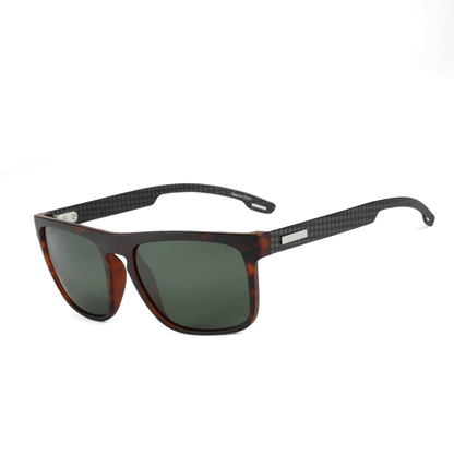Retro Square Polarized Sunglasses Shade Men Lightweight TR90 Frame UV400 Protection Fashion Sun Glasses ZS3209