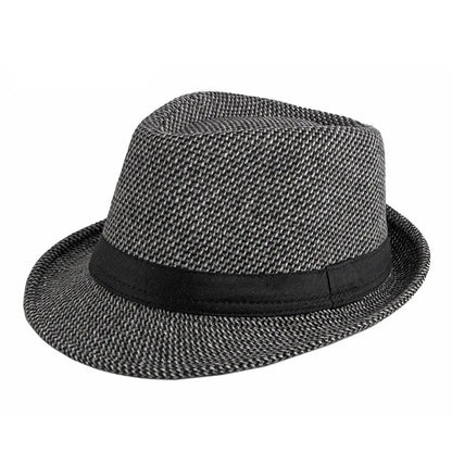 Spring Summer Wool Wedding Hat for Mid-Aged Men Couple Fashion Autumn Winter Party Plaid Luxury Design Jazz Hat Fedora Hat Women