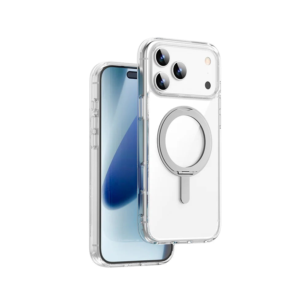 WiWU iShield Ultra Protective Case for iPhone 17 Pro max 360° Rotation Stand for iPhone 17 Pro Air Magnetic Wireless Charge