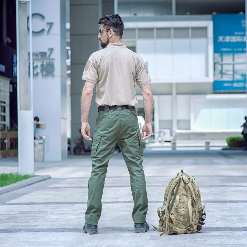 IX9 Tactical Pants Men Classic Hiking Trousers Outdoor Hunting Camouflage Men Cargo Pants for Men Hunting Style Casual Pants