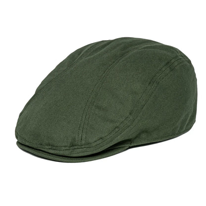 Men's 100% Cotton Newsboy Caps High Quality Classic Flat Cap Gatsby Ivy Golf Cabbies Hat for Male Trucker Driver Hats