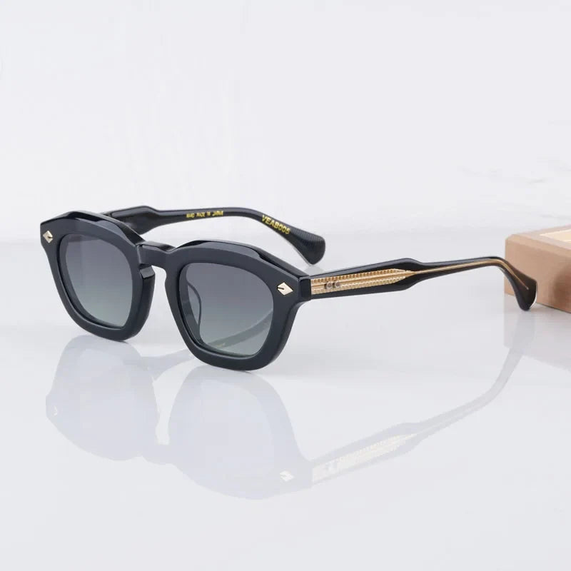 New Arrivals Square Handmade Sunglasses Thick Acetate Luxury Brand Design High Street A+Quality UV400 Outdoor VENENO with Case