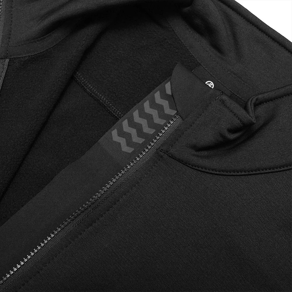 WINTER JACKET Thermal Fleece Men Cycling jacket Long Sleeve Cycling Bike Clothing  black 사이클링 겨울 재킷