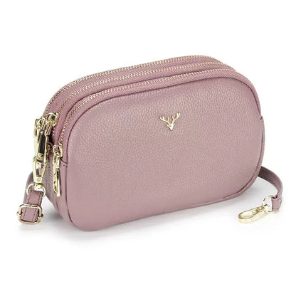 Genuine Leather Trend Shoulder Bag Luxury Totes Cowhide Handbag Versatile Crossbody Lipstick Phone Pouch For Women Grrls