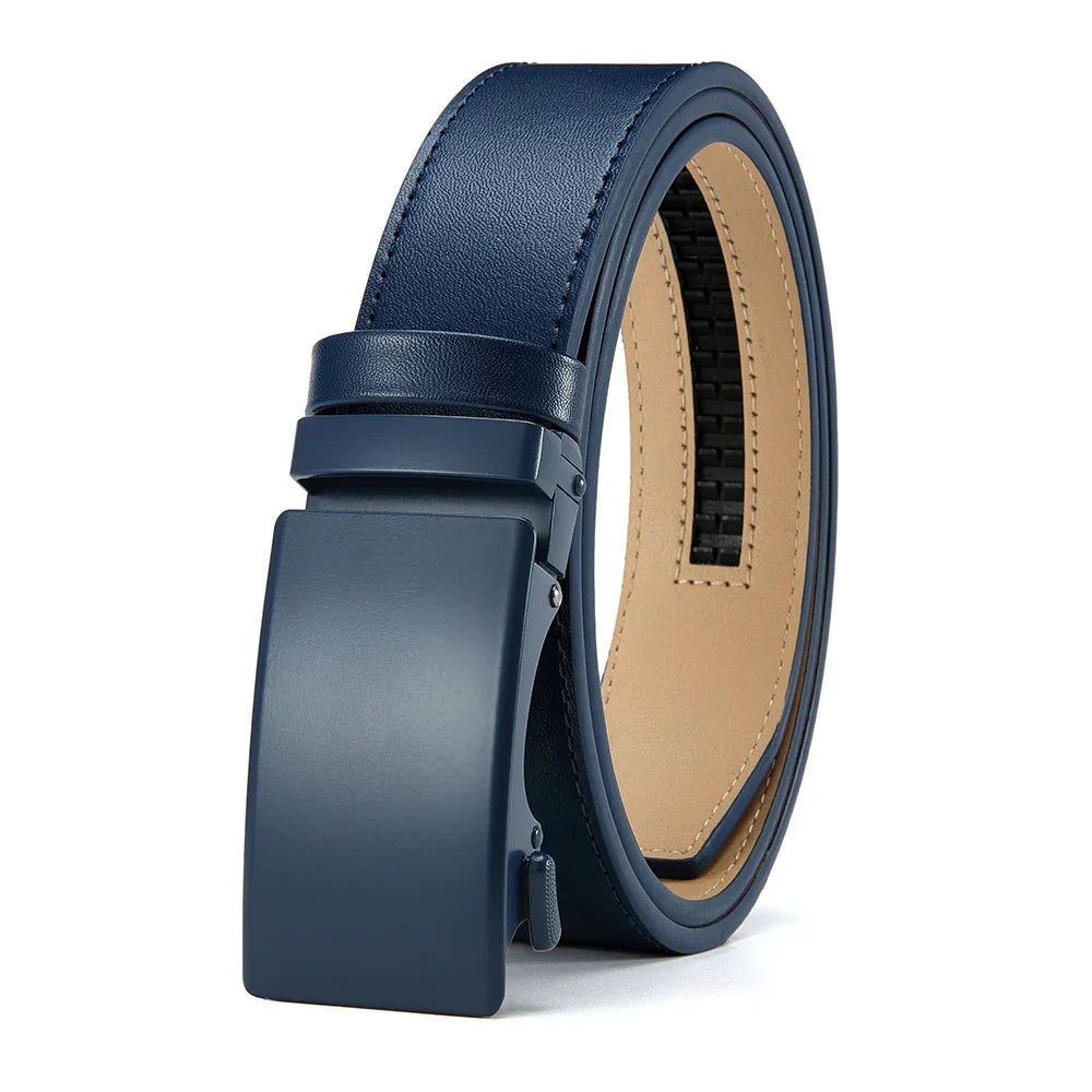 Men's High-quality Buckle Jeans Cowhide Casual Belt Business Denim Belt Men's Fashion Designer 2025 New Style