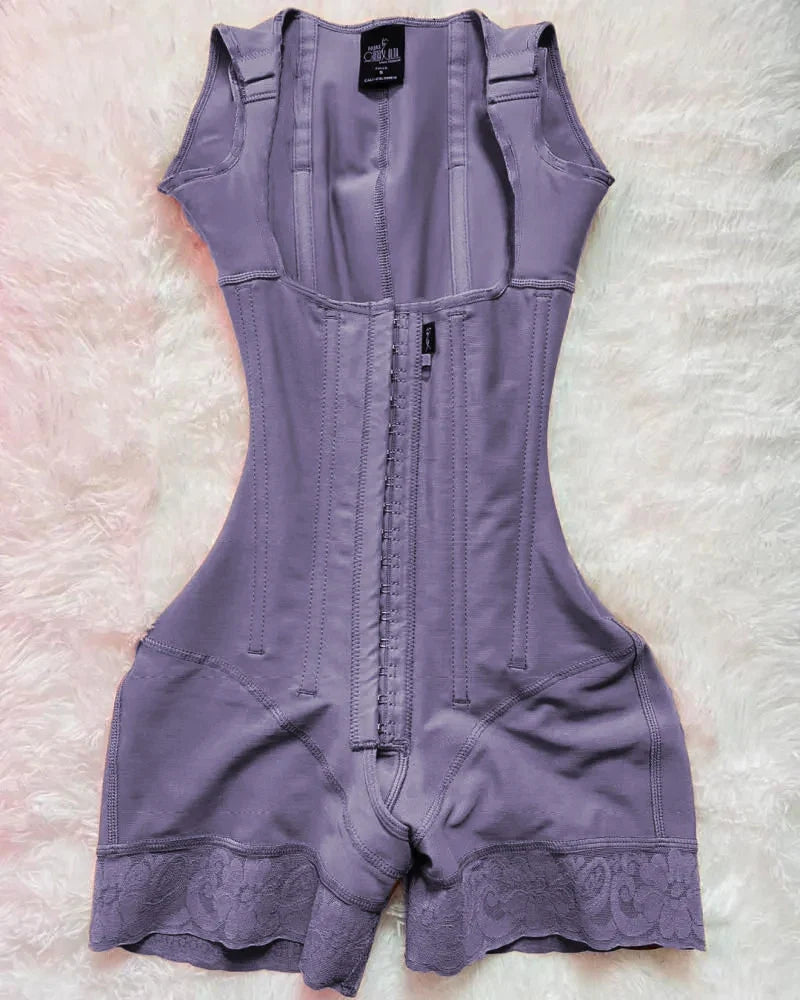 Open Chest Sleeveless Jumpsuit High Compression Shapewear Girdle Breasted Buttocks Lifting Slimming Underwear Body Shaper