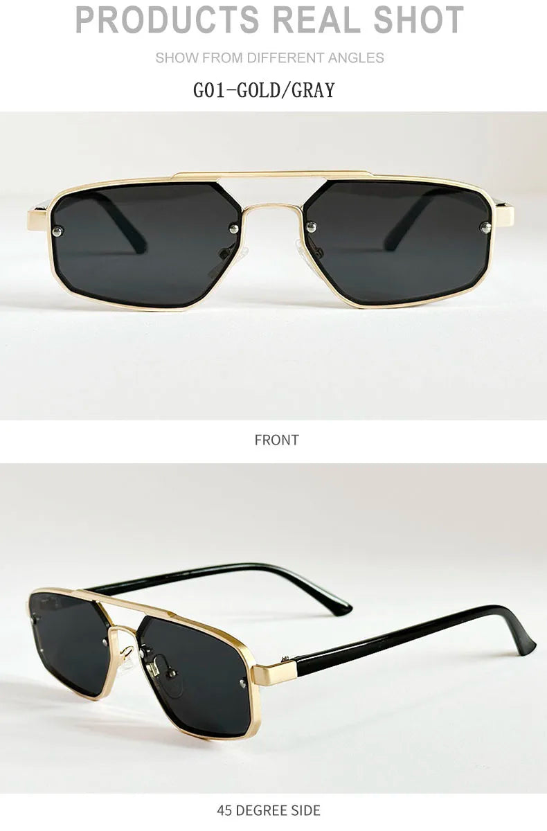 2025 Steampunk Sunglass Men Vintage Luxury Retro Punk Sunglasses Women Trendy Fashion Glasses Gafas De Sol Hombre Zonnebril Sun