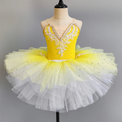 Summer Ballet Dress Girl Dance Costumes Ballet Leotards Casual Kids Dresses Tutu Ballerine Girls Clothes Vestidos Children's Day