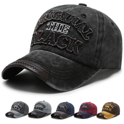 Men Retro Letter Embroidery Baseball Caps Spring Summer Women Cotton Adjustable Casual Hat Hip Hop Streetwear Sun Hats