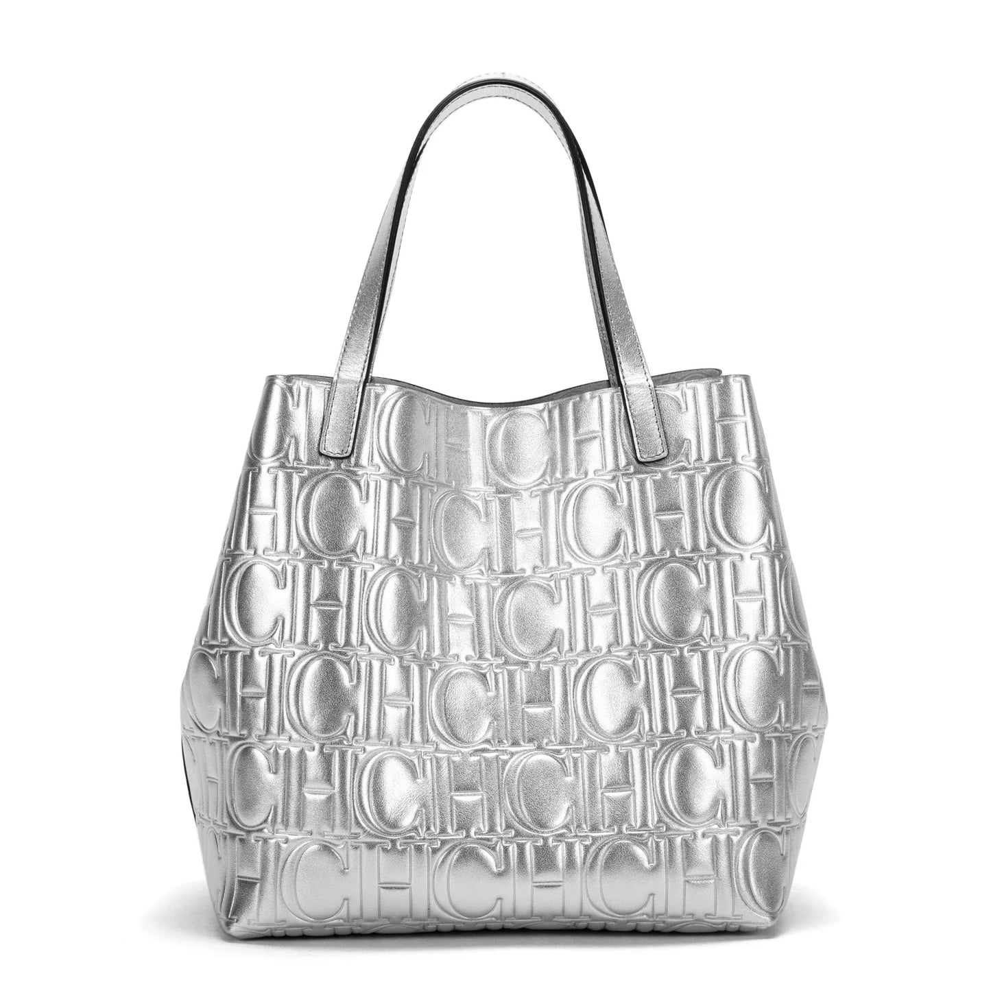 Women's Handbag Brand Classic Cow Leather Steel Stamped Large Capacity Tote Bag Business Commuter Shopping Bag