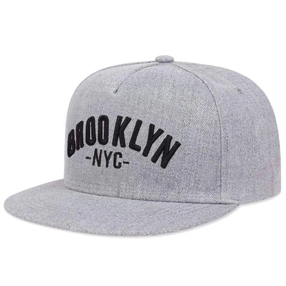 Unisex Brooklyn Embroidery Hip-hop Hats Outdoor Adjustable Casual Baseball Caps Sunscreen Hat