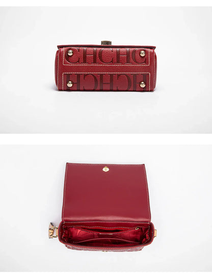 Fashionable Classic Light Luxury Design Exquisite Craftsmanship Women's New Shoulder Bag Letter PU Material Crossbody Bag