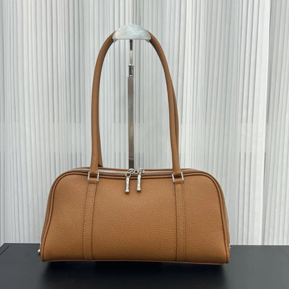 Elegant Versatile Suede Underarm Bags For Women Premium Soft Genuine Leather Shoulder Bag For Office Commute Lady Handbags New