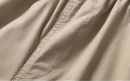 Men's Lightweight Cotton Summer Casual Shorts Loose Wide-Leg Fitness Exercise Work Shorts Comfortable Breathable
