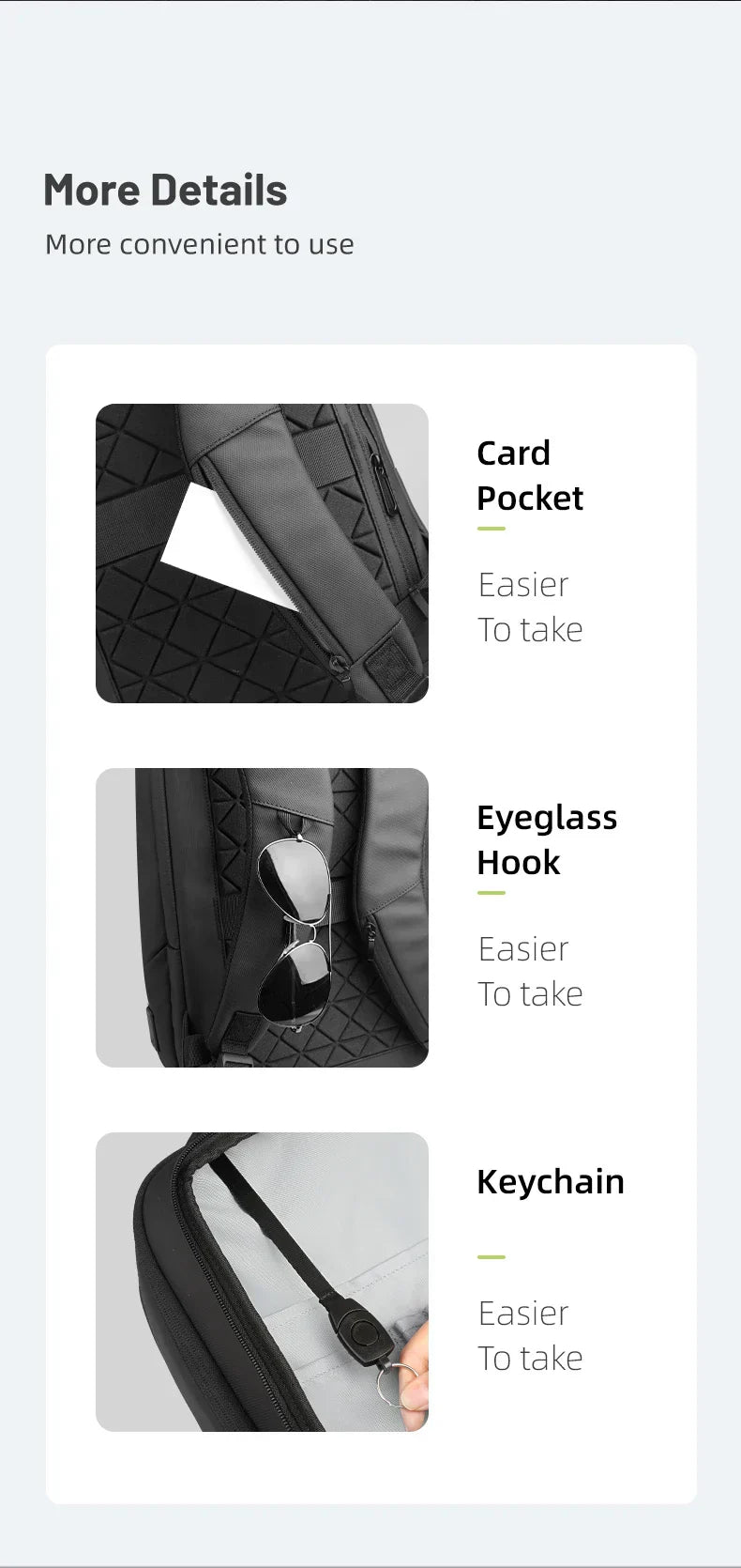 Men's Designer Laptop Bag Waterproof School Bags for College Boys Male Business Sports Travel Backpack Men With USB Charging