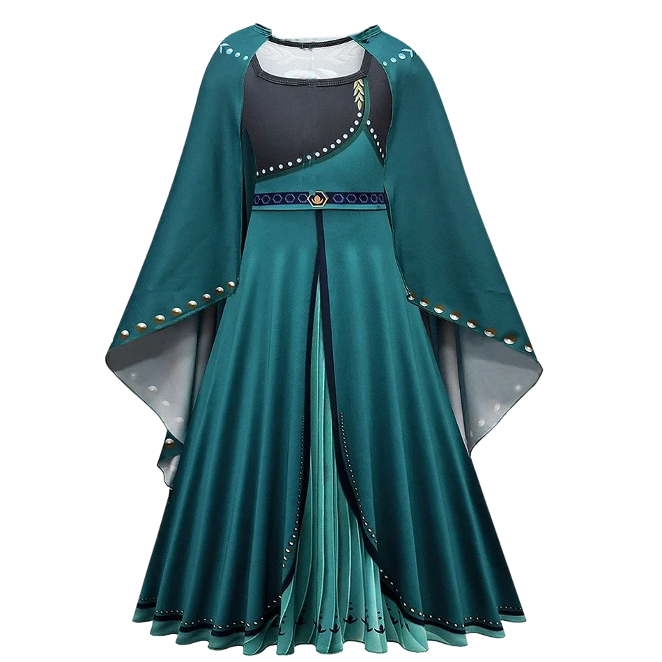 Kids Princess Dress Variety Set for Girl Cosplay Halloween Birthday Party Costume Gown 2-8Y Vestido Girls Birthday Gifts