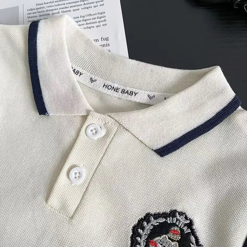 0-5Years New Baby Boys Clothes Sets Infant Kids Embroidery Labeling T Shirt Shorts 2pcs/sets Children Clothing Tracksuits Set