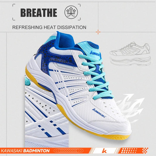 Badminton Shoes Sneakers Mens Tennis Breathable Anti-Slippery Sport Shoes for Men Women K-065D
