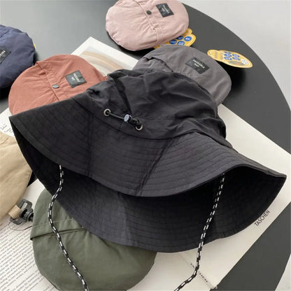 Outdoor storage, sun protection, waterproof, summer camping, hiking hat, UV resistant sun hat, hiking hat, fisherman hat