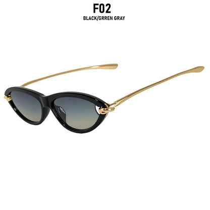Vacation Cat Eye Sunglasses Women Trendy 2026 UV400 Protection Fashion Glasses Luxury Lentes De Sol Mujer Lunette Soleil Femme