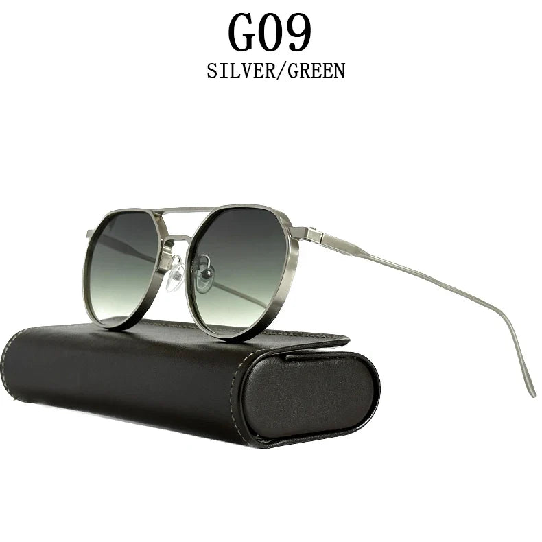 Heavy Metal Sunglasses For Men Round Steampunk Sunglasses Women Trendy Luxe Punk Fashion Glasses Gafas De Sol Hombre Zonnebril