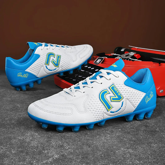 Breathable football shoes for men, FG/AG long nail artificial turf suitable for training and competition