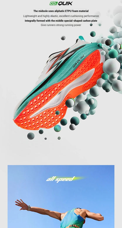 Flame 4.0 MIX Men Running Shoes Carbon Plate Racing Marathon Stable Rebound Wear-resistant Male Sneakers 672512204