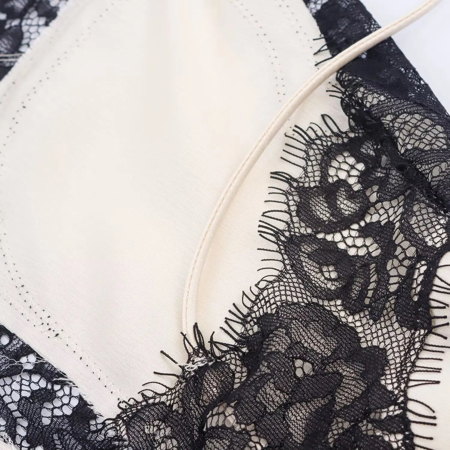 Satin Asymmetric Patchwork Lace Sexy Dress Women Elegant Sling Backless Split Black Dress Female Party Club Dress Streetwear