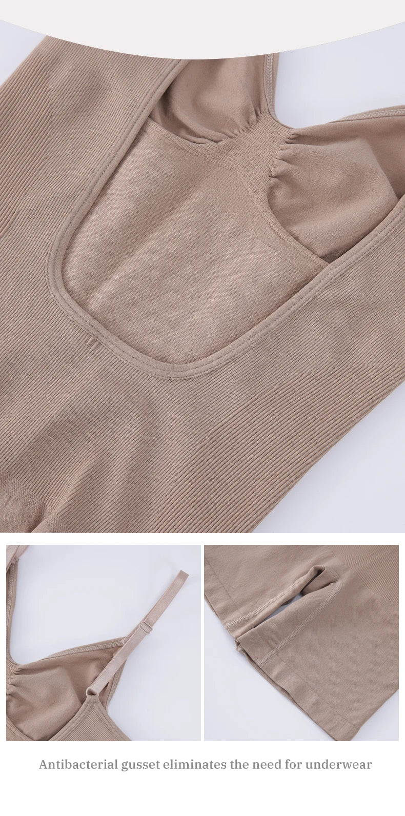 Women's Low Back Seamless Bodysuit Tummy Control Hip Lifter Full Body Shaper Backless Shapewear Jumpsuit Slim Corset