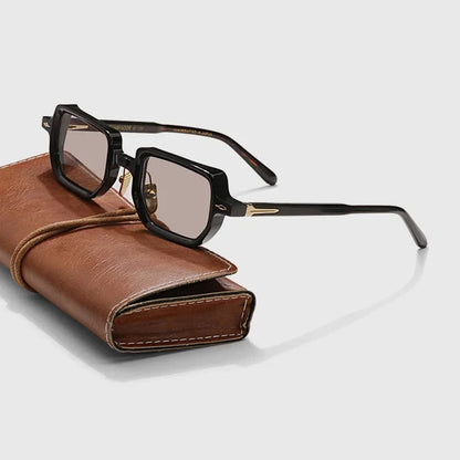Fashion Luxury Brand  Man Sunglasses SASTATRE Handmade Square Small Frame Sunglasses Woman Outdoor UV400  Protection SUN GLASSES