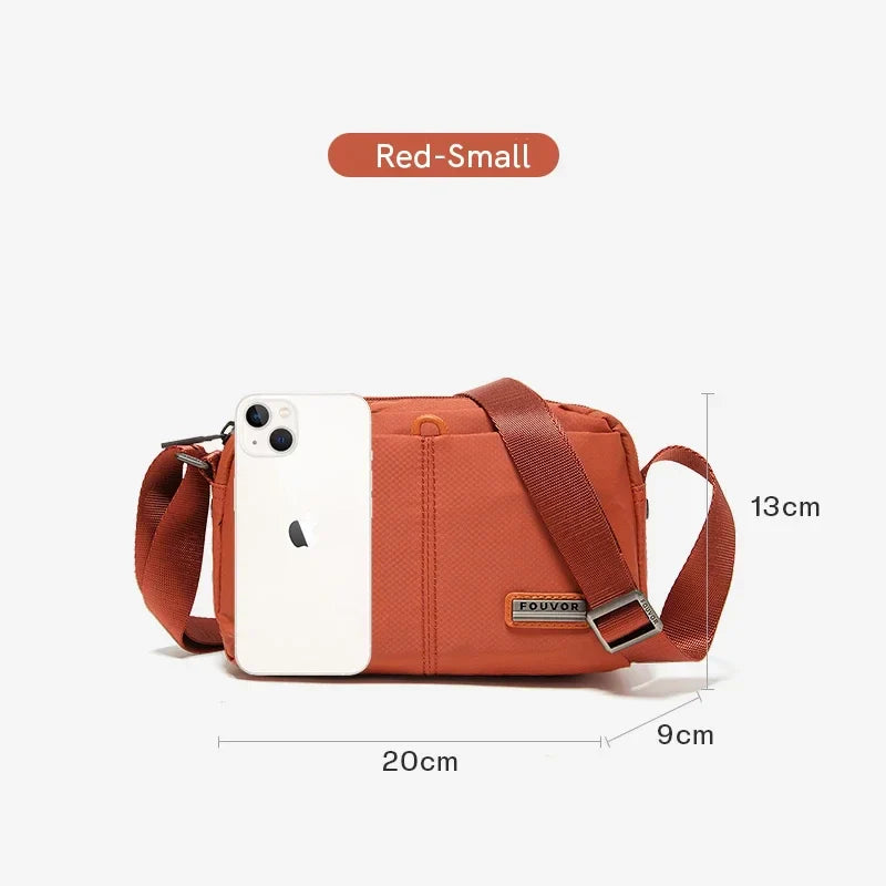 Crossbody Bag for Women 2025 Fashion Waterproof Shoulder Bag High Quality New Small Canvas Sports Messenger Bag 2961-11