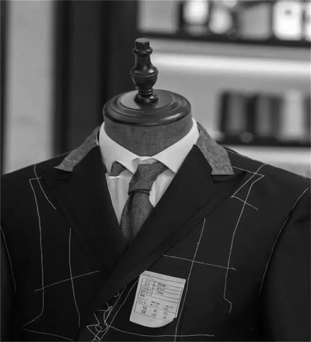 2 Pieces New Fashion Green Double Breasted Men Suits Wedding Slim Fit Tuxedo Terno Masculino Prom Groom Blazer Custom Made