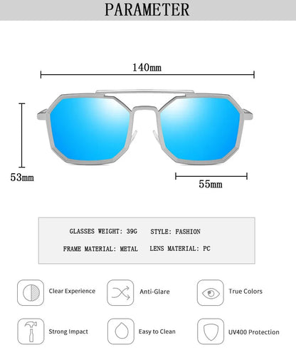Metal Punk Square Sunglasses For Men Luxe Vintage Steampunk Sunglasses Women Trendy Retro Fashion Glasses Gafas De Sol Hombre