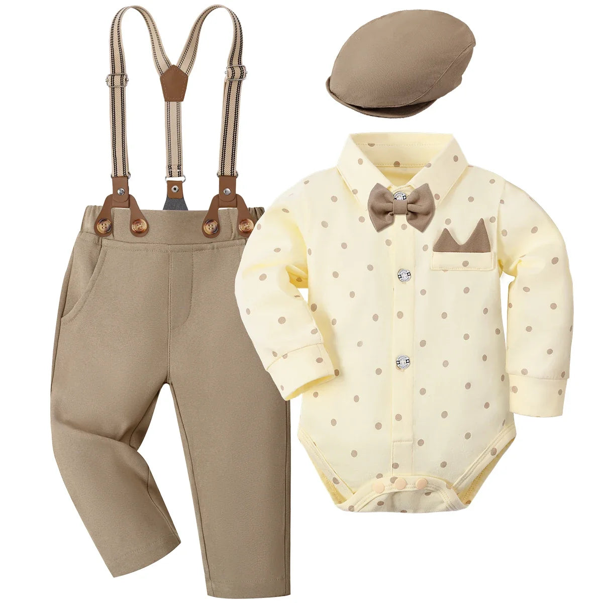 Baby Boy Clothes Christening Outfit Infant Baptism Easter Dedication White Suits Toddler Wedding Birthday Party Gift Set