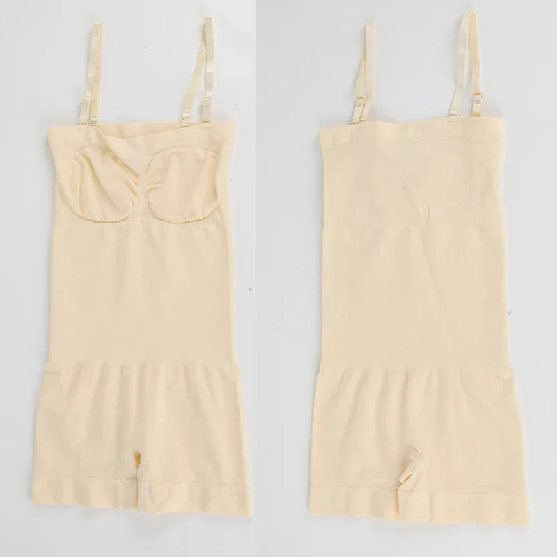 New Strapless Bodysuit Off Shoulder Tube Top Women Shorts Shapewear Tummy Control Body Shaper Sexy Fajas Skinny Underwear
