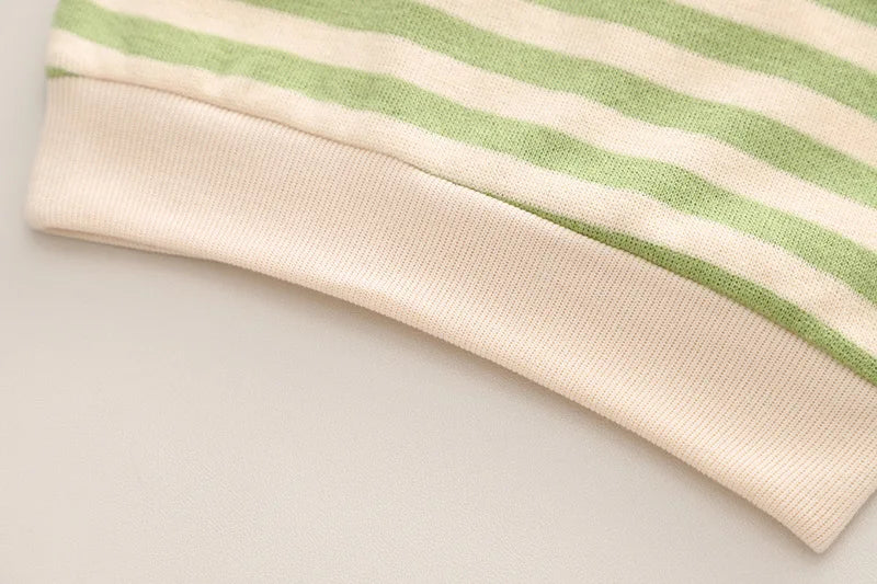 New Autumn Baby Clothes Set Children Boys Striped T-Shirt Pants 2Pcs/Sets Infant Girls Clothing Toddler Costume Kids Tracksuits
