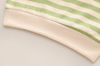New Autumn Baby Clothes Set Children Boys Striped T-Shirt Pants 2Pcs/Sets Infant Girls Clothing Toddler Costume Kids Tracksuits