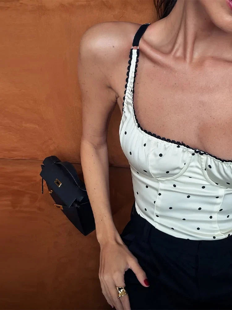Women's Vest Spaghetti Strap Corset Top Street Female Panelled V-neck Sleeveless Backless Slim Party Evening Tops New Streetwear