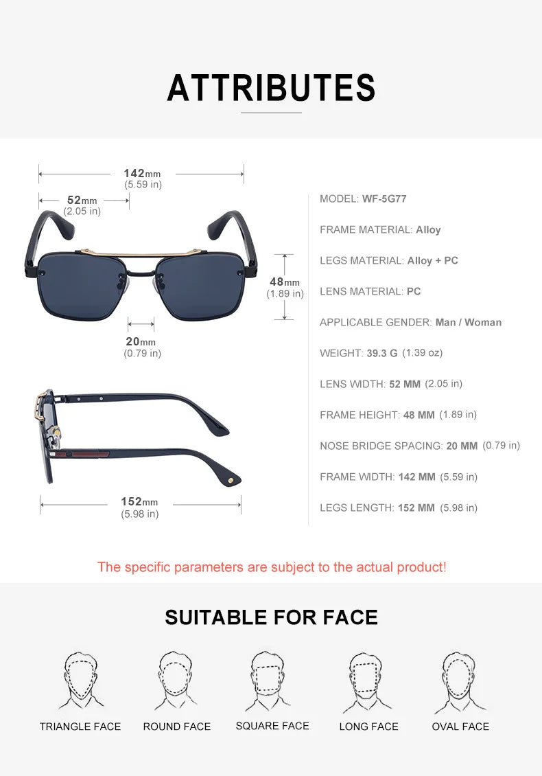 2025 Square Sunglass Men Luxury Sunscreen Rimless Sunglasses Women Vintage Fashion Glasses Gafas De Sol Hombre Lunette De Soleil