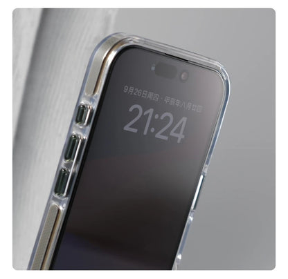Luxury Lens Holder Shockproof Magnetic Case For iPhone 16 15 14 Plus 13 12 17 Pro Max 17Air 16e Magsafe Fashion Clear Cover