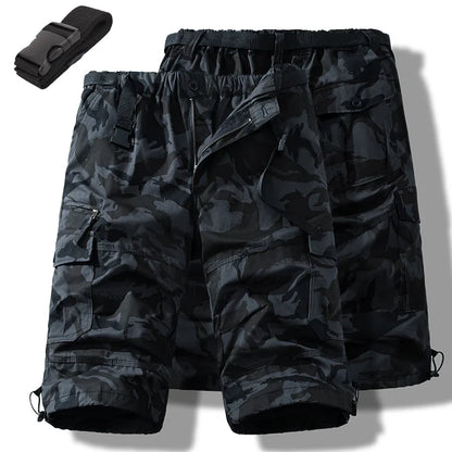 Tactical Cargo Shorts Men Casual Sports Shorts Man Hiking Fishing Joggers Long Shorts