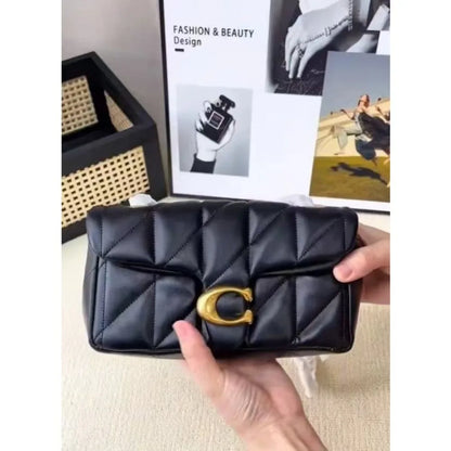 2026itemSac à chaîne à motif diamant de haute qualité, sac messager à bandoulière, petit sac carré