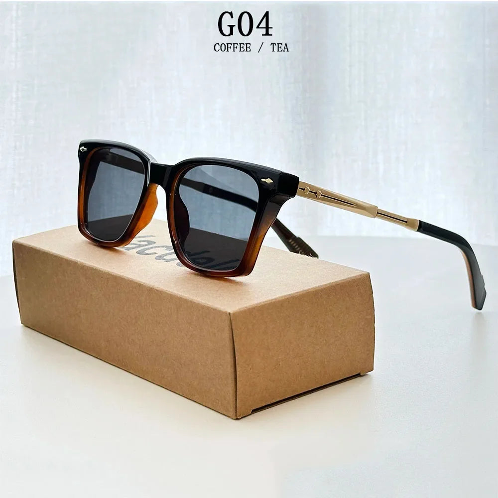 Fashion Sunglasses Women 2025 Vintage Square Sunglass Men Retro Glasses Dropshipping Gafas De Sol Hombre Lunette Soleil Femme