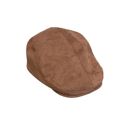 Chamois Leather Berets Women Spring Autumn Winter Berets Adjustable Y2k Forward Hat Korean Style Flat Newsboy Cap Spicy Girls