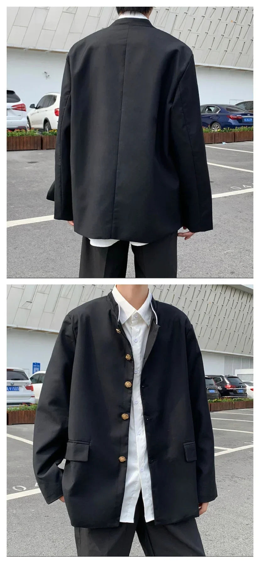 Spring Men's Casual Jacket Small Suit Japanese Style DK Uniform Student Coat Gakuran Youth Fashion Clothing