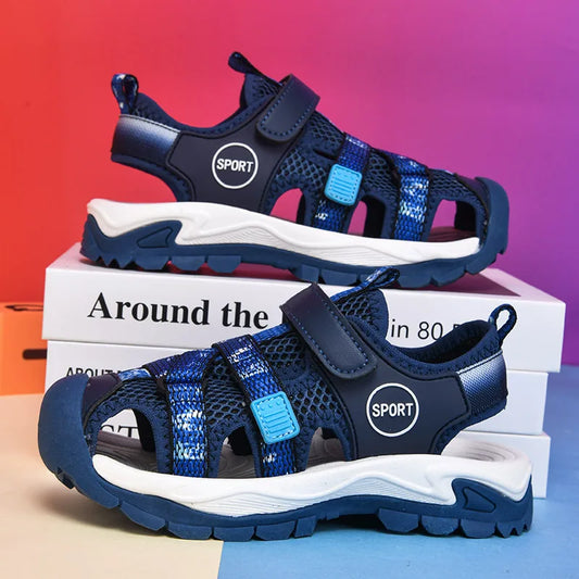 Fashion Boys Sandals Children Summer Shoes Sneaker Non-slip Closed Toe Water Shoes Outdoor Walkingsports Sandal for Boy Shoes