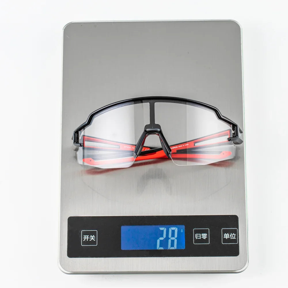 Cycling Glasses Photochromic Glasses Bicycle Glasses Eyewear Goggles Windproof Bicycle Outdoor Sports Sunglasses